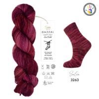 Gazzal Happy Feet (3263) 75% Мериносовая шерсть, 25% Полиамид / 100 гр. - 330 м.